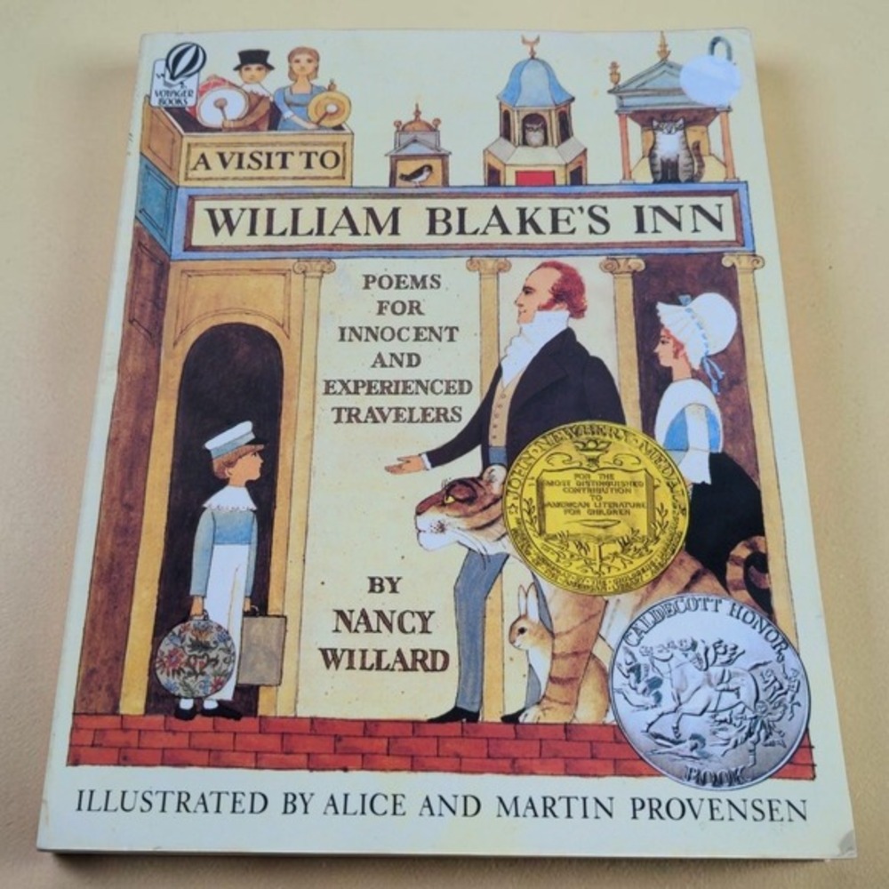 Voyager A Visit to William Blake's Inn Nancy Willard VTG 1981 Newbery‎ Paperback